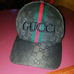 Black GG Ball Cap